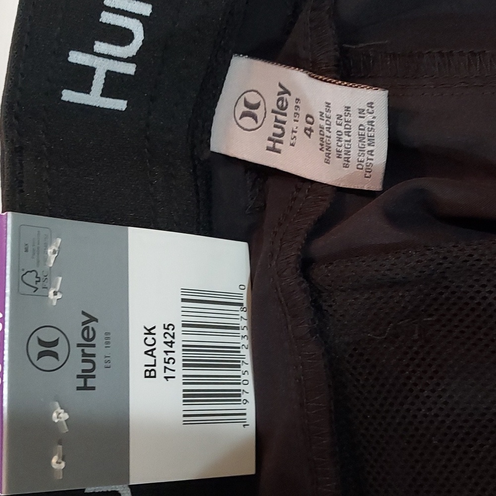 Hurley Men's Flat Front Jet Set Tech Pants 40x29 - Picture 8 of 10